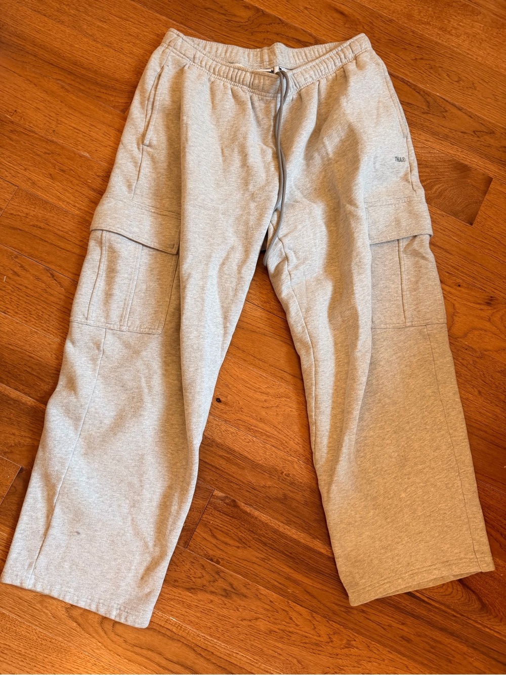 TNA Light Gray Cargo Sweatpants